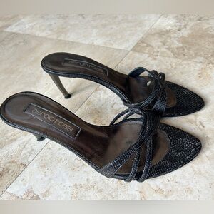 Serio Rossi black gunmetal heels